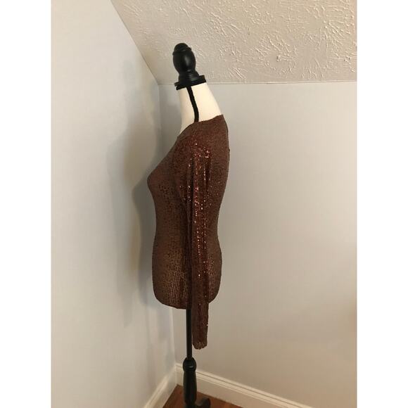 Free People Intimately Gold Rush Long Sleeve Top - Extra Small - Picture 3 of 12